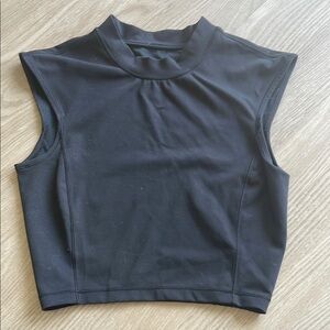 Black Sleeveless Women's Top